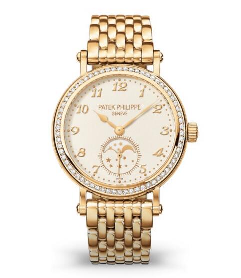 Wholesale Patek Philippe Complications Full Gold Moon Phase Watch 7121/1J-001